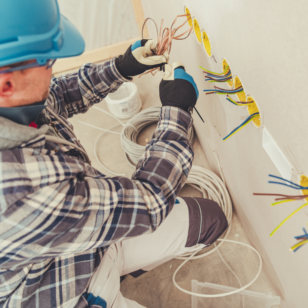 electrical work by commercial painting